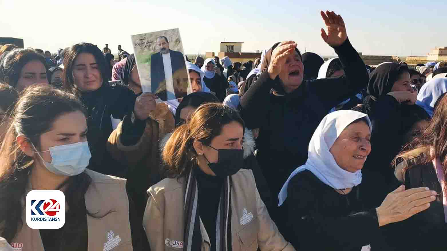 Remains of  Yezidi victims of ISISled genocide return home